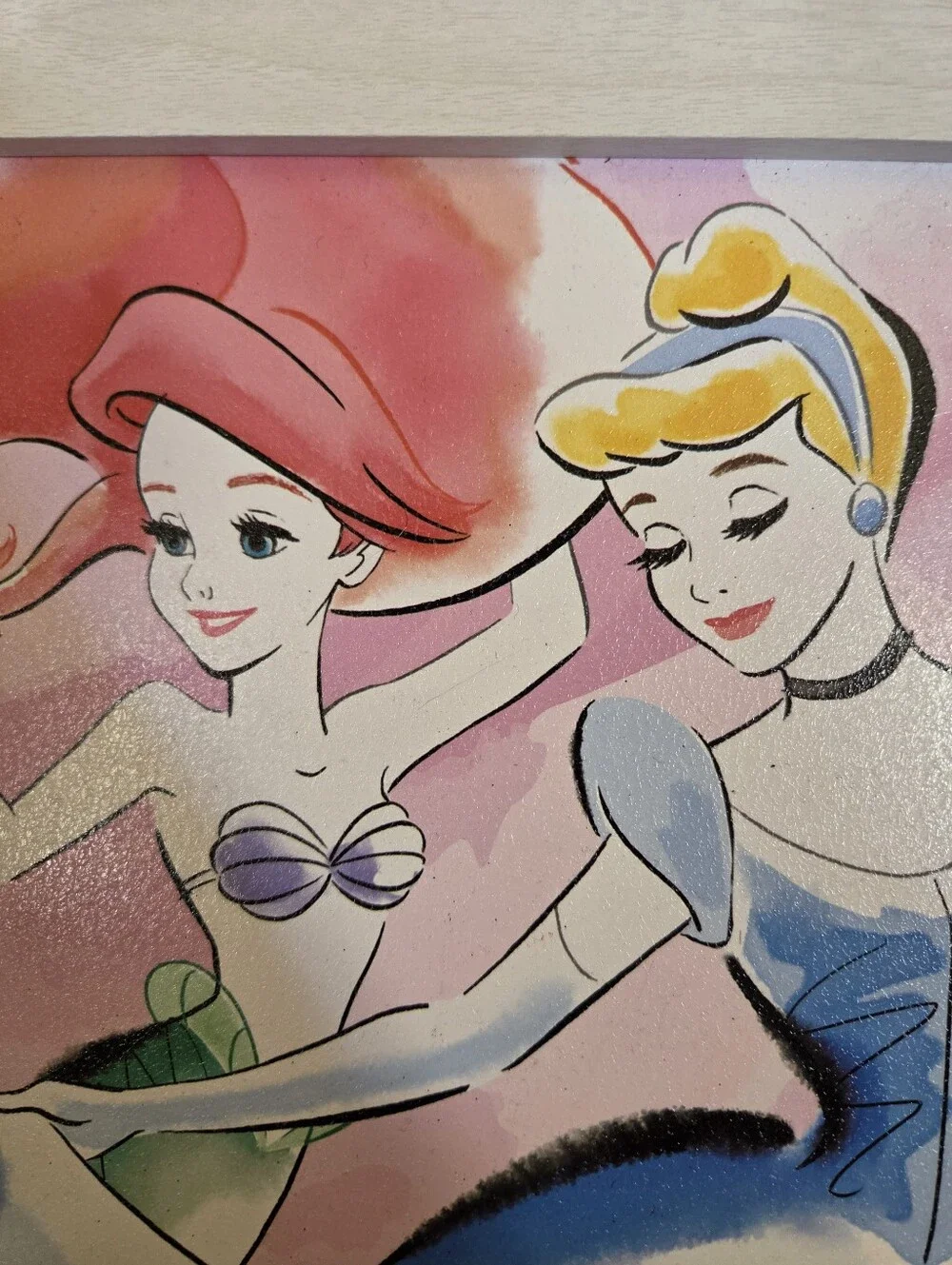 Disney Princess Watercolor Wall Art